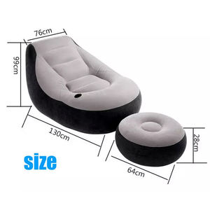 كرسي أريكة قابل للنفخ فردي / كرسي أريكة قابل للنفخ مع مسند للقدمين - Product Image 3