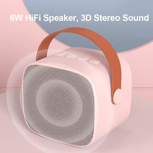 Altavoz Karaoke Bluetooth Portátil Mini CHXDEV con Micrófono Inalámbrico, Luces de Colores para Niños y Adultos, Metal Activo RGB - Product Image 5