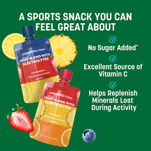 LIFEWORTH 과일 블렌드 전해질 저탄수화물 무설탕 에너지 음료 팩 비타민 110g 미네랄 보충 도움 잃어버린 활동 - Product Image 2