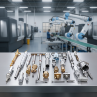 Pièces de système de rail de caméra Etri Professional en aluminium et acier inoxydable usinées avec précision par CNC pour le brochage d'équipements industriels