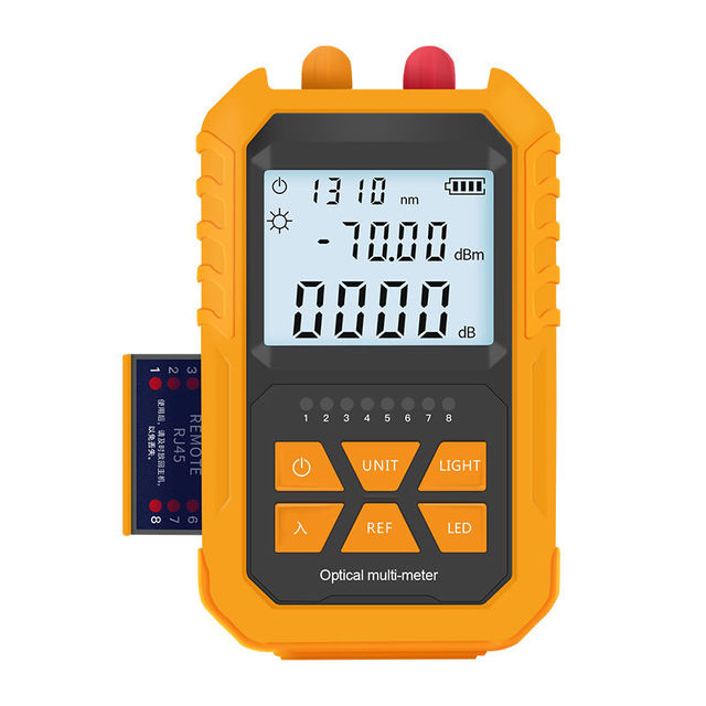 New Arrival 4 in 1 Mini Fiber Optic Multimeter 15km Visual Fault Locator  Network Cable Tester Multifunction Optical Power Meter