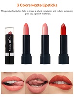 Nuevo Kit de Maquillaje Vegano y Ecológico 2026, Combinación de Sombras de Ojos, Cosméticos Profesionales, Brillo Labial, Rubor, Sets de Maquillaje