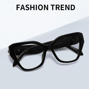 Nuovi Occhiali da Vista con Montatura Grande Stile Cat Eye, Lenti Anti Luce Blu, Decorazione a Testa <span class=keywords><strong>di</strong></span> <span class=keywords><strong>Serpente</strong></span>, Alla Moda, Semplici - Product Image 1