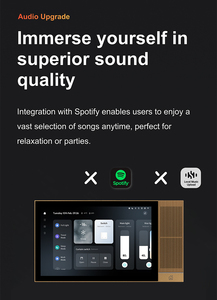 2025 Golden Security TPA08 Tuya Panel de control de pantalla táctil para el Hogar Inteligente de 8 pulgadas con Alexa Voice Smart Home Kit integrado - Product Image 4
