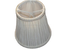 Mini pince plissée de haute qualité sur ampoule pince bougie lustre en cristal décoration abat-jour en tissu