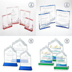 Crystal <b>Trophy</b> Laser <b>Engraved</b> Various Sizes Awards And Commemorations Sports And Games - Product Image 4