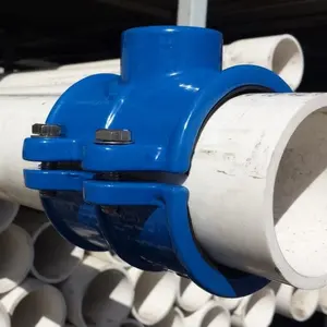 Tapping Saddle <strong>Clamp</strong> <strong>for</strong> <strong>PVC</strong> PE <strong>Pipe</strong> - Product Image 1