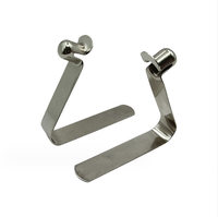 Clips de bouton poussoir à ressort en acier inoxydable, clips de goupille de verrouillage de tube pour poteau de tente de camping de pagaie de kayak