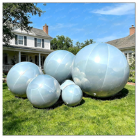 Ballon gonflable brillant effet miroir, imprimé UV, étanche, disponible en plusieurs tailles pour décorations d'événements, mariages et locations pour fêtes