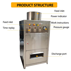 Éplucheur et machine à éplucher l'ail en acier inoxydable de qualité commerciale avec design en forme de seau, facile à utiliser, garantie 1 an - Product Image 5