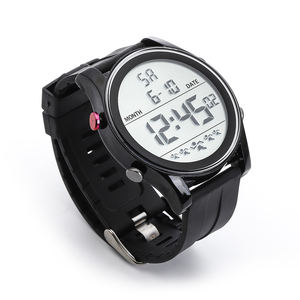 Montres analogiques sportives ultra-fines numériques rétroéclairées à grand cadran pour enfants, hommes, adolescents, étanches avec bracelet en caoutchouc - Product Image 5