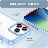Jolie coque transparente en acrylique pour iphone 6, 7, 8 plus, x, xr, xs max, avec logo apple
