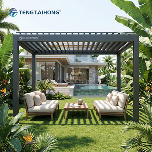 Pérgola de Aluminio de Lujo para Balcón y Patio, Fácil de Montar, Insonorizada, Ligera, Gazebo, <span class=keywords><strong>Toldo</strong></span> - Product Image 2