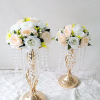 Seidenblumenstrauß Künstliche Rosen Tischdekoration Hochzeitsdekoration Blumenball-Arrangement Blumenstrauß
