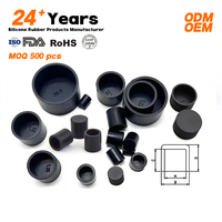 Bouchons en caoutchouc silicone noir sur mesure non standard, embouts en caoutchouc, protections anti-poussière, joints d'étanchéité et passe-câbles en caoutchouc