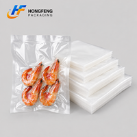 Sacs de conservation sous vide pour aliments, sacs commerciaux à bouche plate et à trois soudures latérales, qualité alimentaire, personnalisables pour aliments pour animaux et gelées