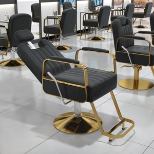 Fauteuil de Barbier Professionnel Inclinable, Chaise de Coiffure Hydraulique Moderne pour Salon, Spa, et Salon de Beauté, Mobilier Robuste pour Salon de Coiffure - Product Image 5