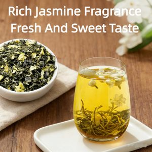 Thé vert au <span class=keywords><strong>jasmin</strong></span> 100 % pur en vrac, emballage personnalisé, prix d'usine, échantillon gratuit pour les distributeurs de thé - Product Image 5
