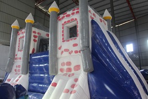 Structure gonflable d'escalade avec toboggan et parcours d'obstacles pour la location commerciale de fêtes d'enfants en extérieur - Product Image 2