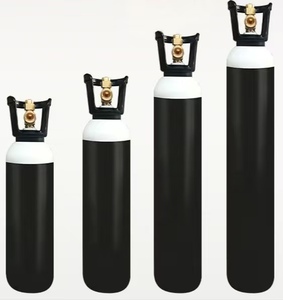 Cilindro de Gas Personalizado de Fábrica de 5L 10L 15L sin Costuras para O2 CO2 N2 H2 C2H2 Helio Argón con Válvula QF-7D2 para Bangladesh - Product Image 1
