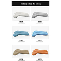 Nouveau style de mobilier de salon à prix abordable, canapé sectionnel de luxe en similicuir blanc confortable et personnalisé avec dossier pour la maison