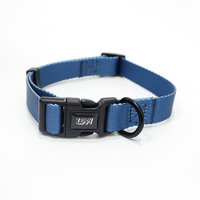 Anpassbare umwelt freundliche weiche Bambus reflektierende Nylon Hunde halsband Made China personal isierte Tier Haustier Halsbänder Leinen Geschirre