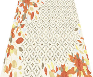 Soft Plush High Pile Hand <b>Tufted</b> Wool <b>Rug</b> Thin Rubber Backing Eco-Friendly Modern Floral Carpet Living Room Bedroom Hotel Space - Product Image 2