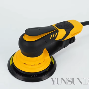 Sander électrique professionnel de 6 pouces 350W pour le ponçage de la carrosserie automobile avec régulation à 7 vitesses et tube d'aspiration de poussière - Product Image 1