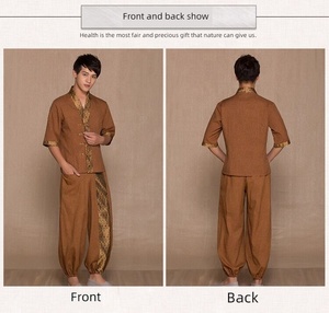 ชุดสปาไทย ชุดนวด ชุดทำงานช่างเสริมสวย ชุดทำงานร้านเสริมสวย ชุดพนักงานเสิร์ฟ - Product Image 5