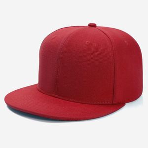 Casquette Snapback à Visière Plate Personnalisable – Vente en Gros, Style Urbain Streetwear Hip Hop, Réglable, Unie, Type Papa, Casquette Trucker, Couvre-chef - Product Image 1