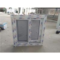Fenêtre coulissante en PVC à prix abordable, simple vitrage trempé, coupe-vent, avec moustiquaire pour la Jamaïque
