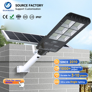 Lámpara Solar LED para Exteriores de Aluminio Fundido a Presión, Impermeable IP67, 80w 100w 200w 300w 500w 600w, Gran Venta - Product Image 1