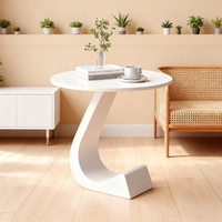 Table basse ronde multifonctionnelle de style minimaliste moderne pour la maison
