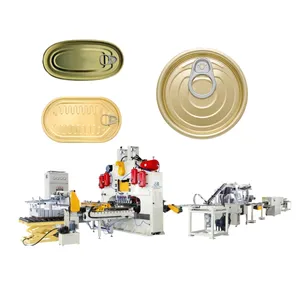 Automatic 307# Tin Full Open Easy Open End Eoe Line Food Tin Can Making Machine Packaging Machine