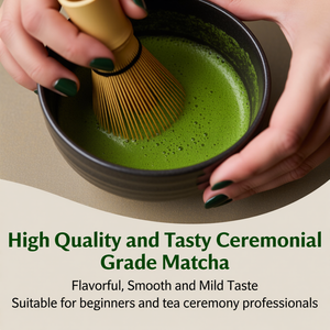 การเก็บเกี่ยวครั้งแรกได้รับการรับรองมาตรฐาน USDA ชาเขียวอินทรีย์ผงชาเขียวมัทฉะที่อุดมไปด้วยรสชาติ100% มังสวิรัติไม่มีฟิลเลอร์ - Product Image 3