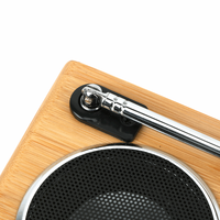 Haut-parleur portable en bois de bambou, caixa de som Bluetooth BT sans fil, mini enceinte, soundbox, haut-parleur avec radio FM