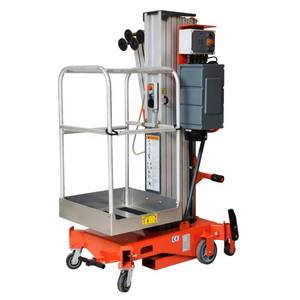 चीन बेगोनिक इलेक्ट्रिक एल्यूमीनियम मिश्र धातु टेलीस्कोपिक लिफ्ट ऊर्ध्वाधर लिफ्ट प्लेटफॉर्म हवाई कार्य मंच लिफ्ट - Product Image 1