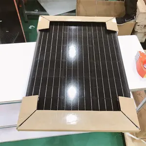 Çin veya Vietnam üreten 60w alüminyum alaşım tek kristal güneş panelleri ev çatılar için