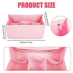 Organizador para Bolsa de Playa Bogg, Compatible con la Bolsa Bogg, Organizador para Bolsa Simply Southern, Inserto de Fieltro con 7 Bolsillos - Product Image 2