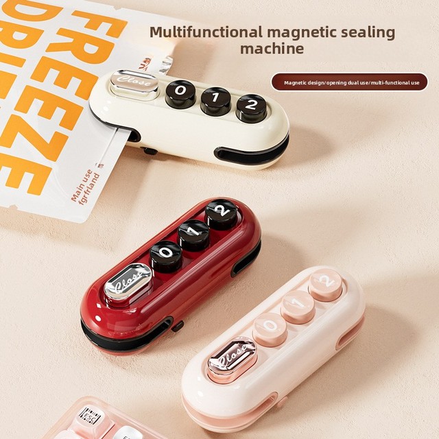 Rechargeable Sealing Machine 2IN1 Bag Mini Heat Sealer Storage Bag Plastic Package Sealers Handheld Heat Sealer