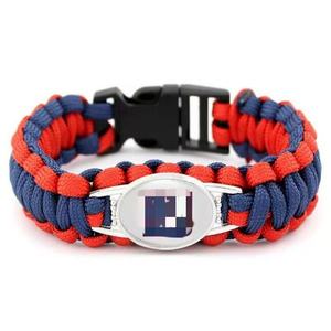 Grosir Gelang Kulit Kepang Retro Tim Olahraga AS Multi-lapis Tahan Sobek Cetak Sublimasi Acara Promosi Paduan Logam Perunggu - Product Image 1
