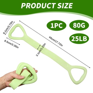Bandas de Resistencia Elásticas para Estiramiento de Brazos, Piernas y Parte Superior del Cuerpo - Barra de Ejercicio Portátil para Casa/Oficina y Equipo de Yoga y Pilates - Product Image 3
