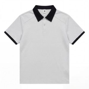 定制男式棉质短袖T恤纯色刺绣批发大批量空白T恤柔软面料上衣 - Product Image 4