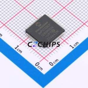 Processeur de signal numérique à puce IC à circuit intégré (DSP/DSC) original et neuf TQFP-64 dsPIC33EP128GM306-I/PT (10x10) - Product Image 1