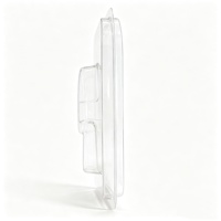 Plateau multifonctionnel transparent en PET pour petits accessoires de pêche, plateau de travail plat portable pour éviter que les hameçons ne tombent
