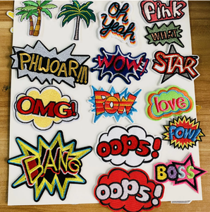 Custom Cute Diy <strong>Patches</strong> Various Materials and Iron on Chenille Embroidery <strong>Patch</strong> for Jacket