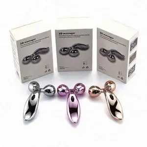 Aangepaste Private Label Y-Vorm Kneedbal Voor Lift Rimpel 3d Metalen Gezicht Massager V Gezichtsrol