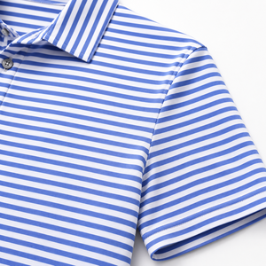 Polo de Punto Personalizado para Hombre, Manga Corta, Color Sólido, Transpirable, Absorbe la Humedad, Uso Casual, Corte Regular, Tela de Nailon y Elastano - Product Image 3