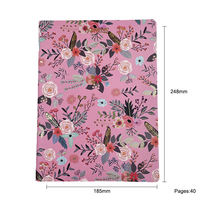 Nouvelles Idées de Produits A4 A5 B5 Fleur Couverture Bureau Papeterie Agenda Personnalisé Journal d'Affaires Planification Livre Budget Notebook Bloc-Notes