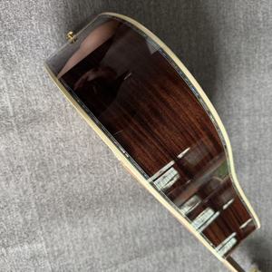 Cutaway Martn D45 Wholesale 41-Inch Handmade 6s Acoustic Guitar <b>Top</b> Solid Spruce B&S Fast Ship - Product Image 5